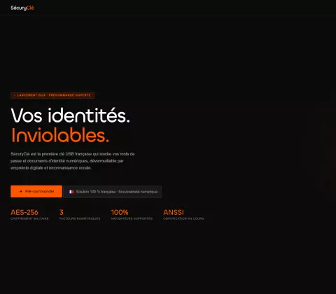 Site web de SécuryClé