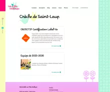 Site web de la crèche les ptits darloups